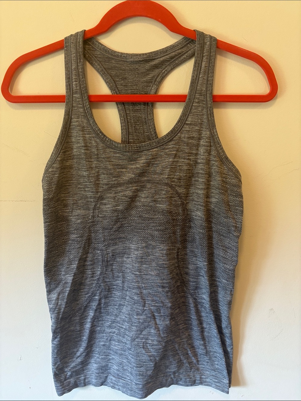 lululemon athletica Heathered Gray Racerback Tank